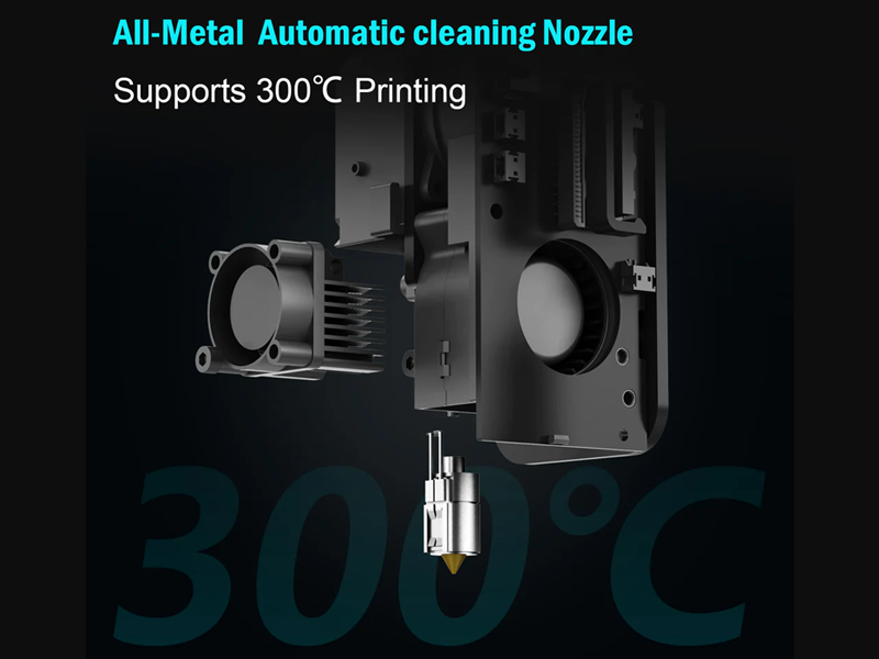The automatic cleaning nozzle featured in the X3 series